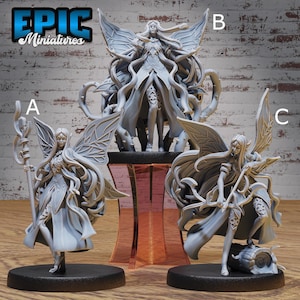 Aventurera Feérica Femenina - Epic Miniatures / 28 mm y 32 mm / Wargaming / DnD / Juegos de rol de mesa