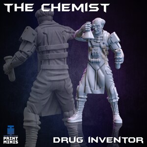 Chemist - Print Minis | 28mm and 32mm | Wargaming | DnD | Tabletop Roleplaying