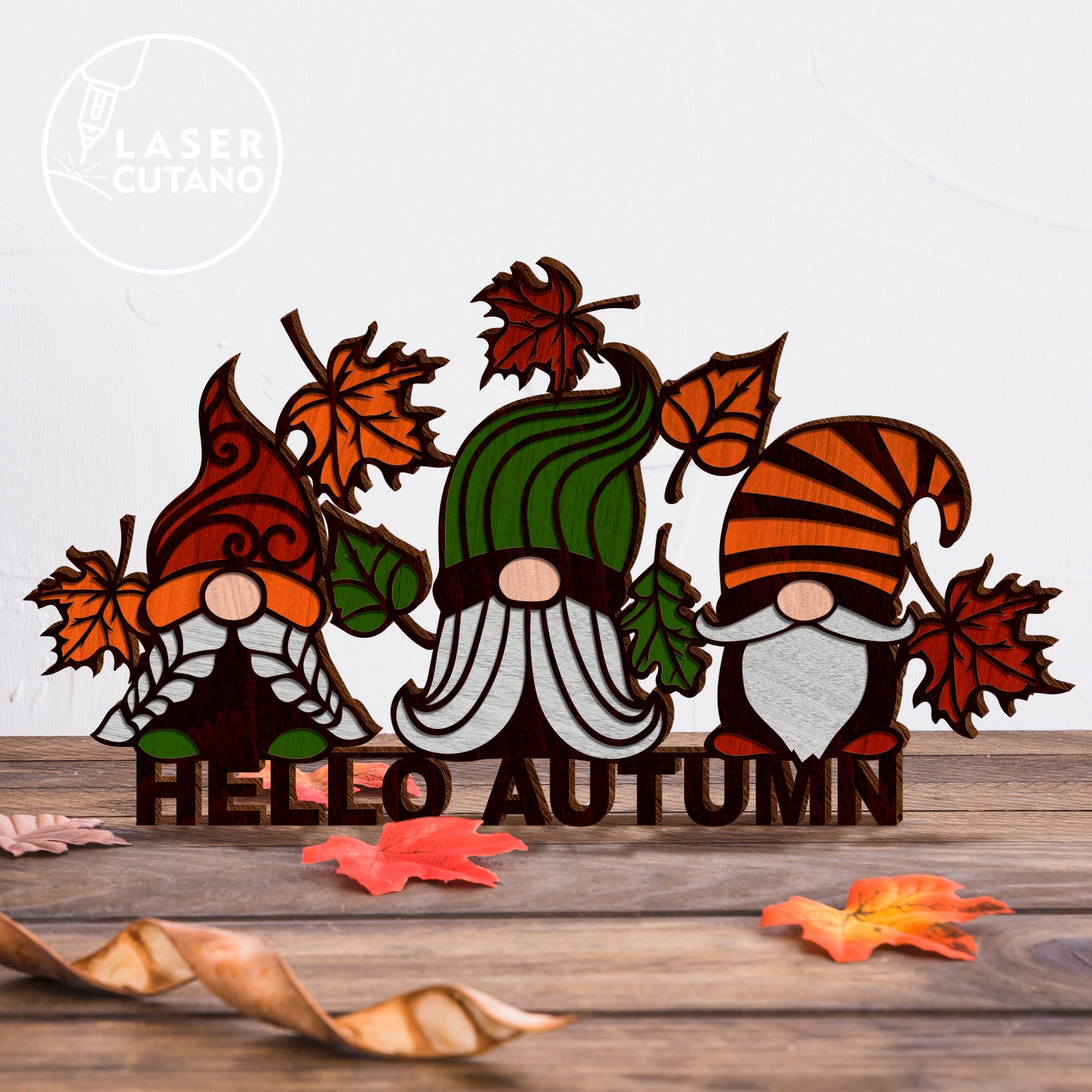 Fall Dxf HELLO AUTUMN Svg Files for Cricut Fall Laser Cut Files and Fall ...