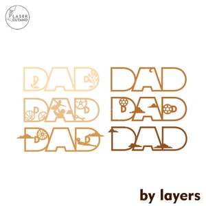 MOM DAD Laser File Mother's Day Laser Cut Files Father's Day Svg Laser File and Family Laser Cut File, Father and Mother Day Gift Svg 566 image 10