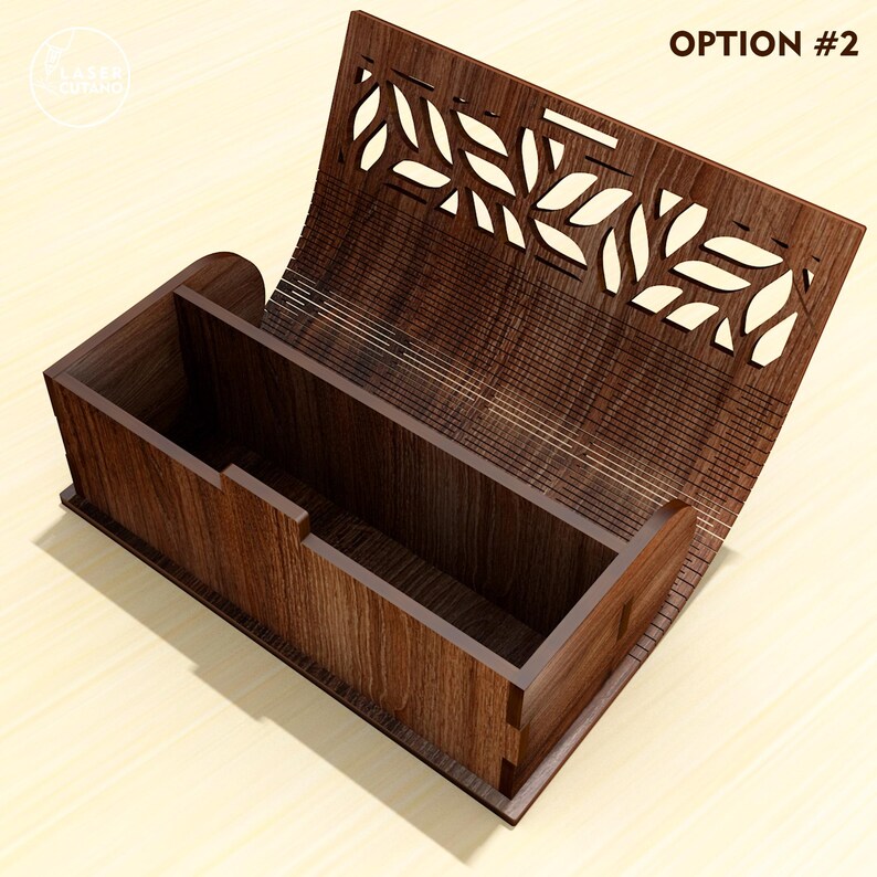 Wood Keepsake Box Laser Cut File SVG DXF | Gift Box Template for ...