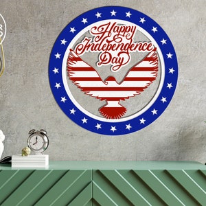 Independence Day Svg USA Laser File Patriotic Svg and July 4th Decor ...