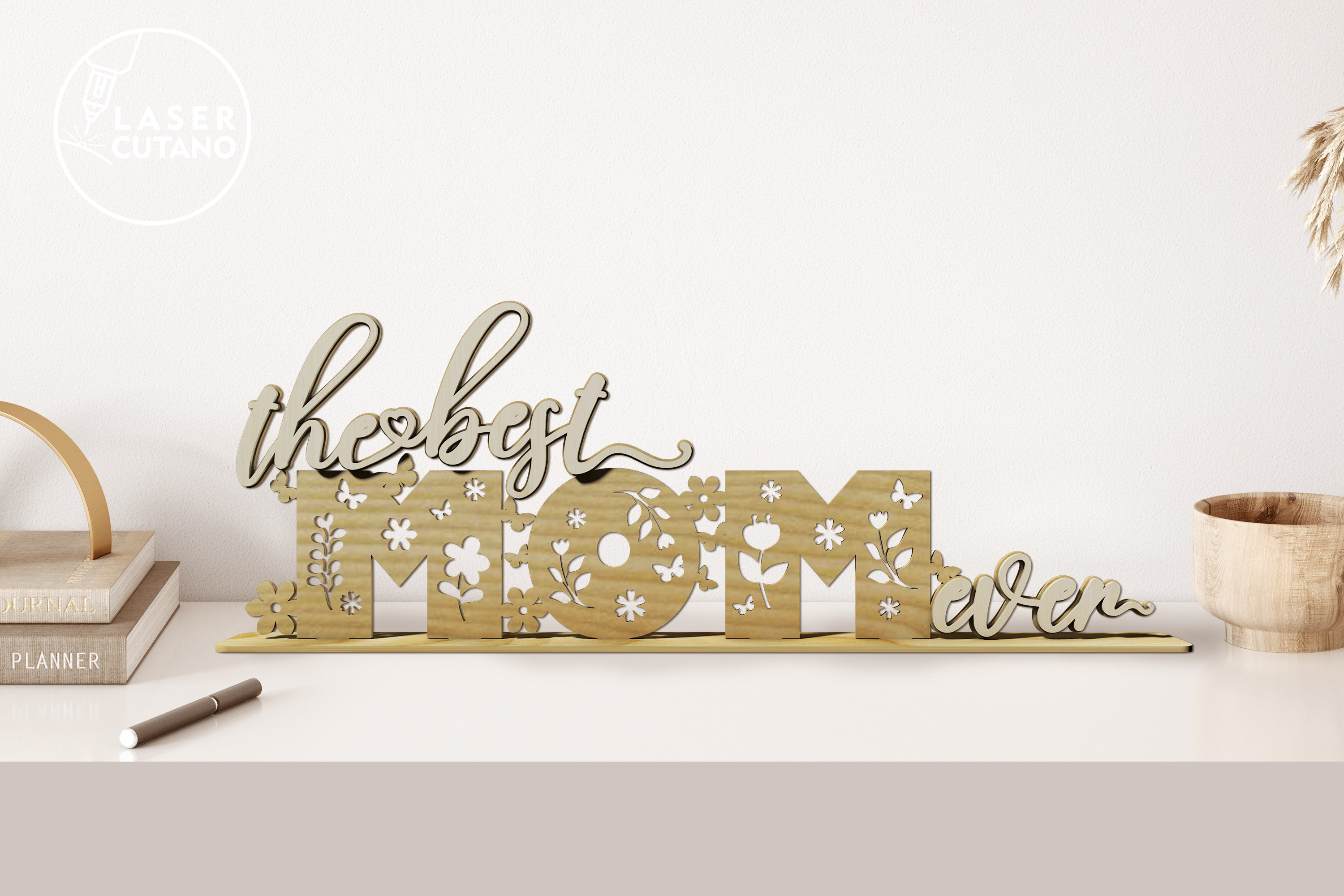 Laser Cut Mother Day Laser Cut File MOM and Etsy