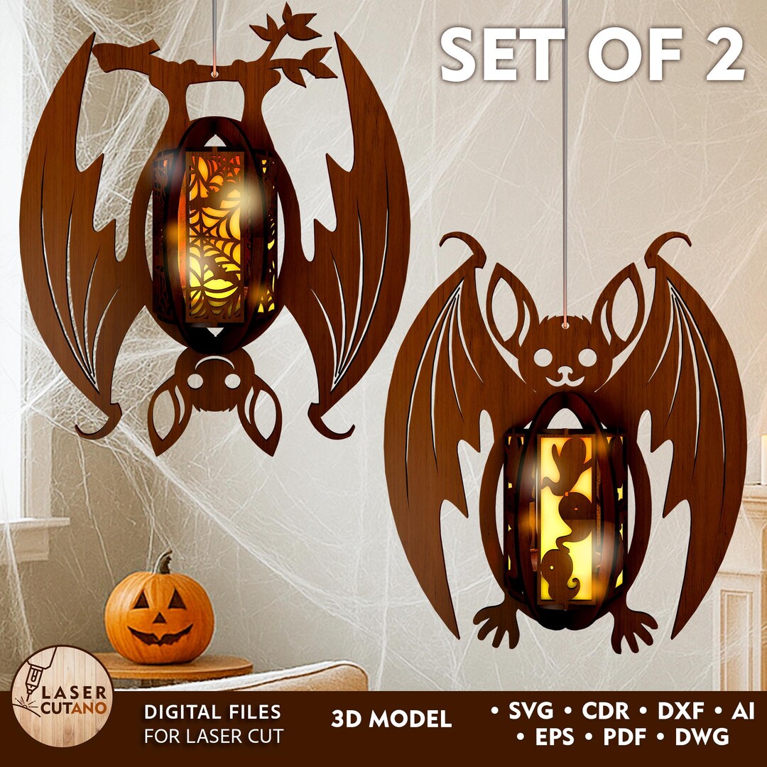 Halloween Laser Cut Files Lantern Flash Light Lasercut Files, Halloween ...