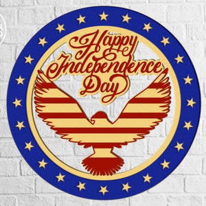 Independence Day Svg USA Laser File Patriotic Svg and July 4th Decor ...