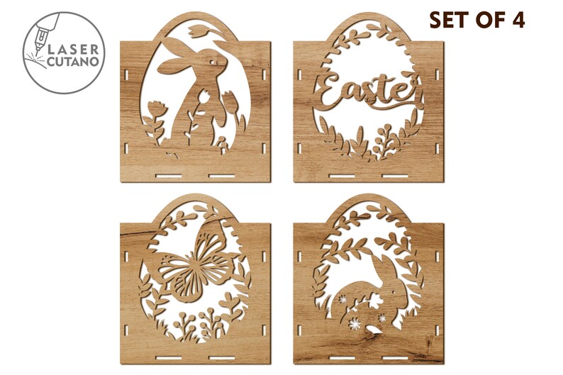 easter candle holder laser cut file lightburn files and dxf candle holder tea light lantern