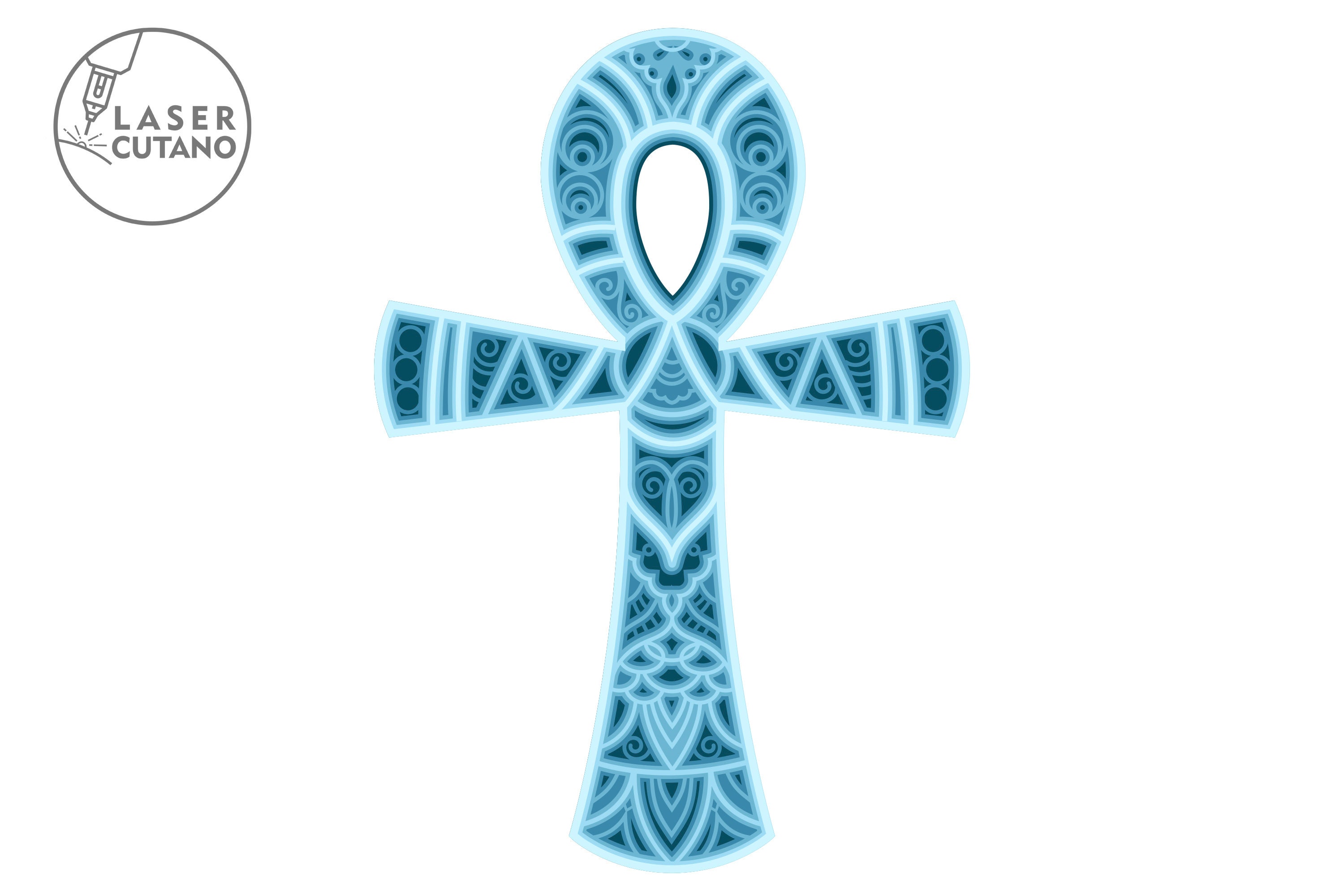 ANKH Svg Spiritual Egypt Laser Cut File and Vector Cutting Etsy UK
