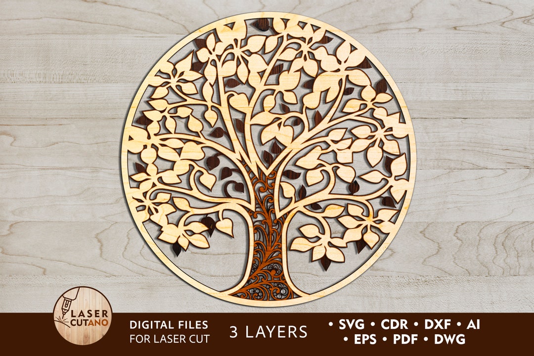 PDF Patternvector for Tree of Life Bag Leather Purse PDF 