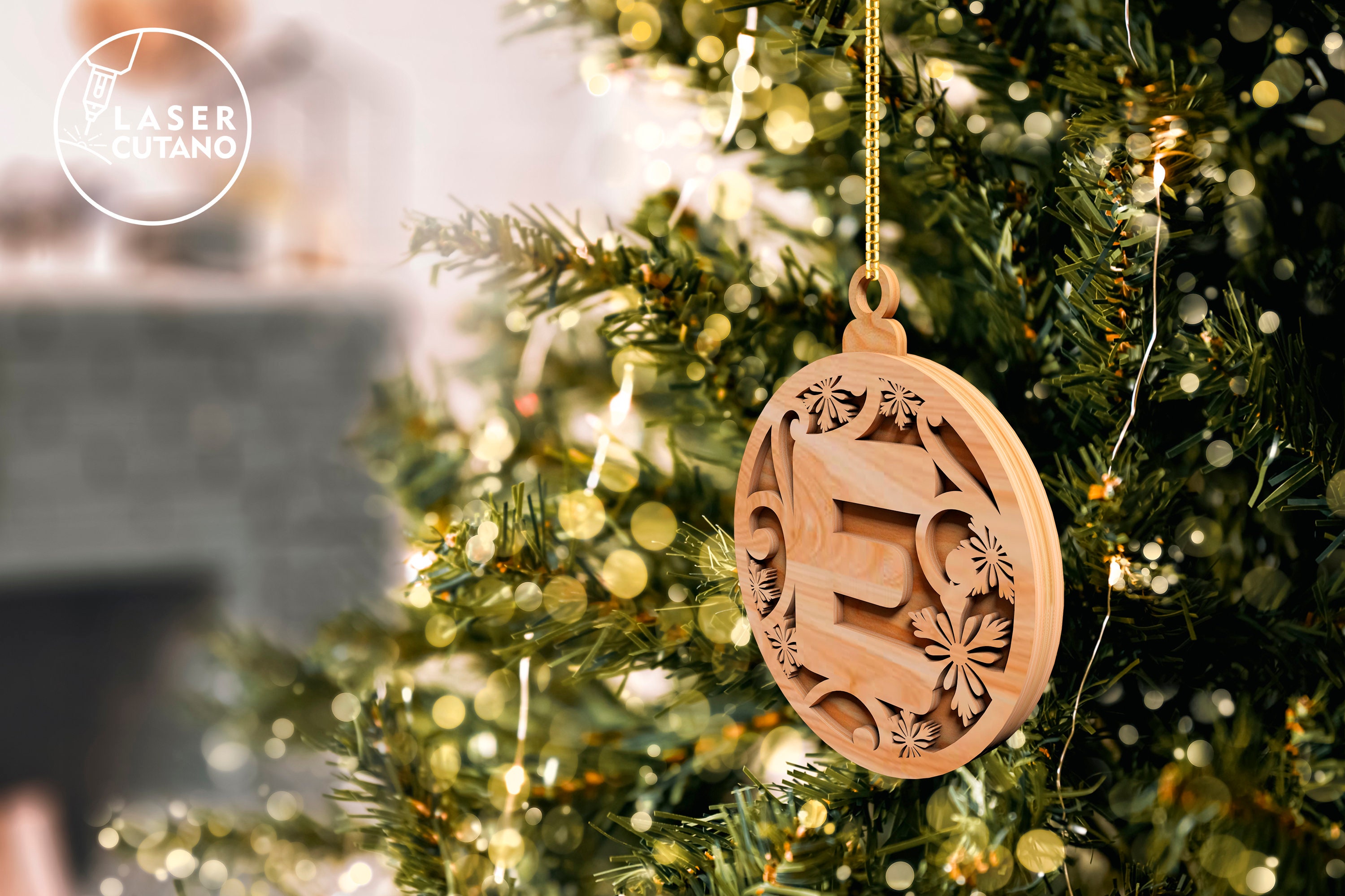 Laser Cut Files CHRISTMAS ORNAMENTS Dxf and Christmas Svg - Etsy