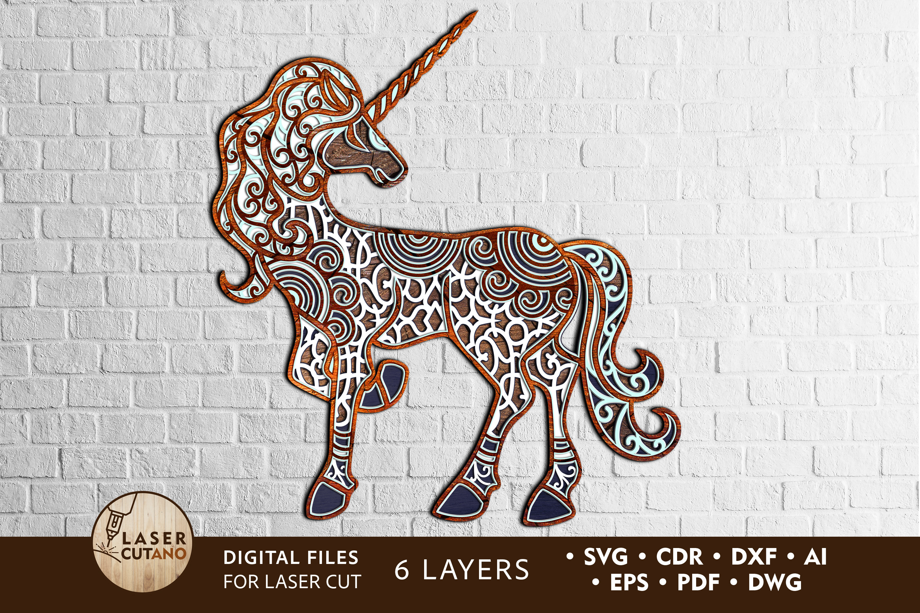 UNICORN Svg Laser Cut Files and Cricut Svg Files Cricut Etsy