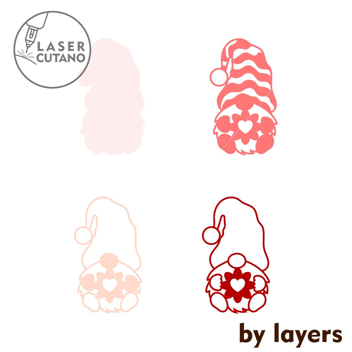 Valentines Day Laser Cut File Svg Gnomes and Laser Cut Valentine Gifts ...