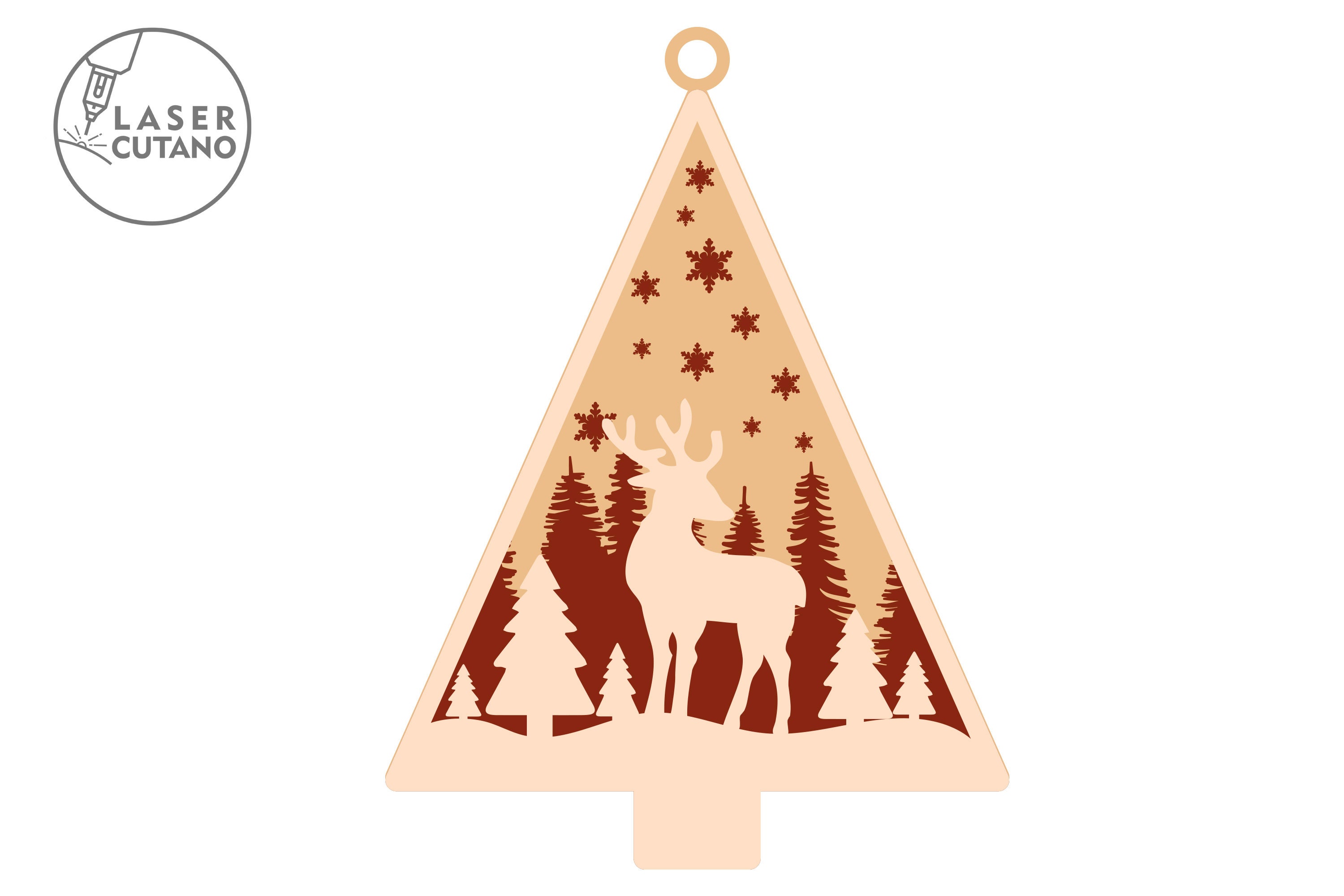 CHRISTMAS TREES Bundle Svg Laser Cut Files and Christmas - Etsy