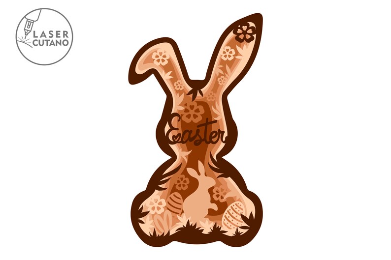 BUNNY EASTER Laser Cut Files Svg Cnc Files Easter Rabbit and - Etsy