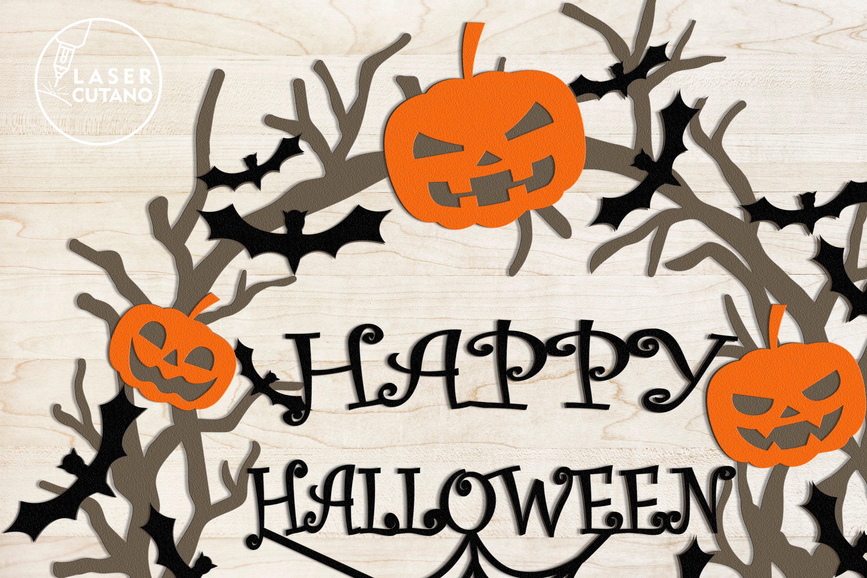 WREATH HALLOWEEN Svg Bundle Layered and Halloween Svg Files for Cricut ...