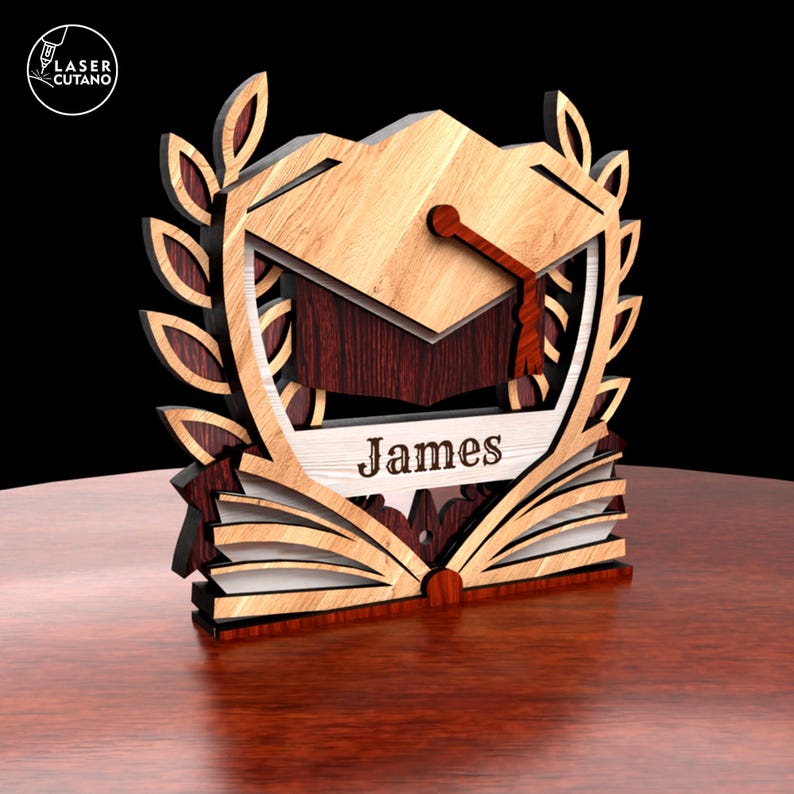 Graduation Laser Cut File SVG, Personalized Class of 2026 Gift ...