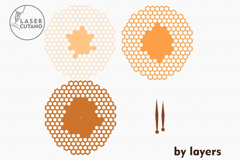 Wall Clock Laser Cut File Pdf Svg Cnc File and Clock Glowforge File, Watch Laser File & Clock Svg for Laser, Clock Dxf File Wall Art | #434 image 8
