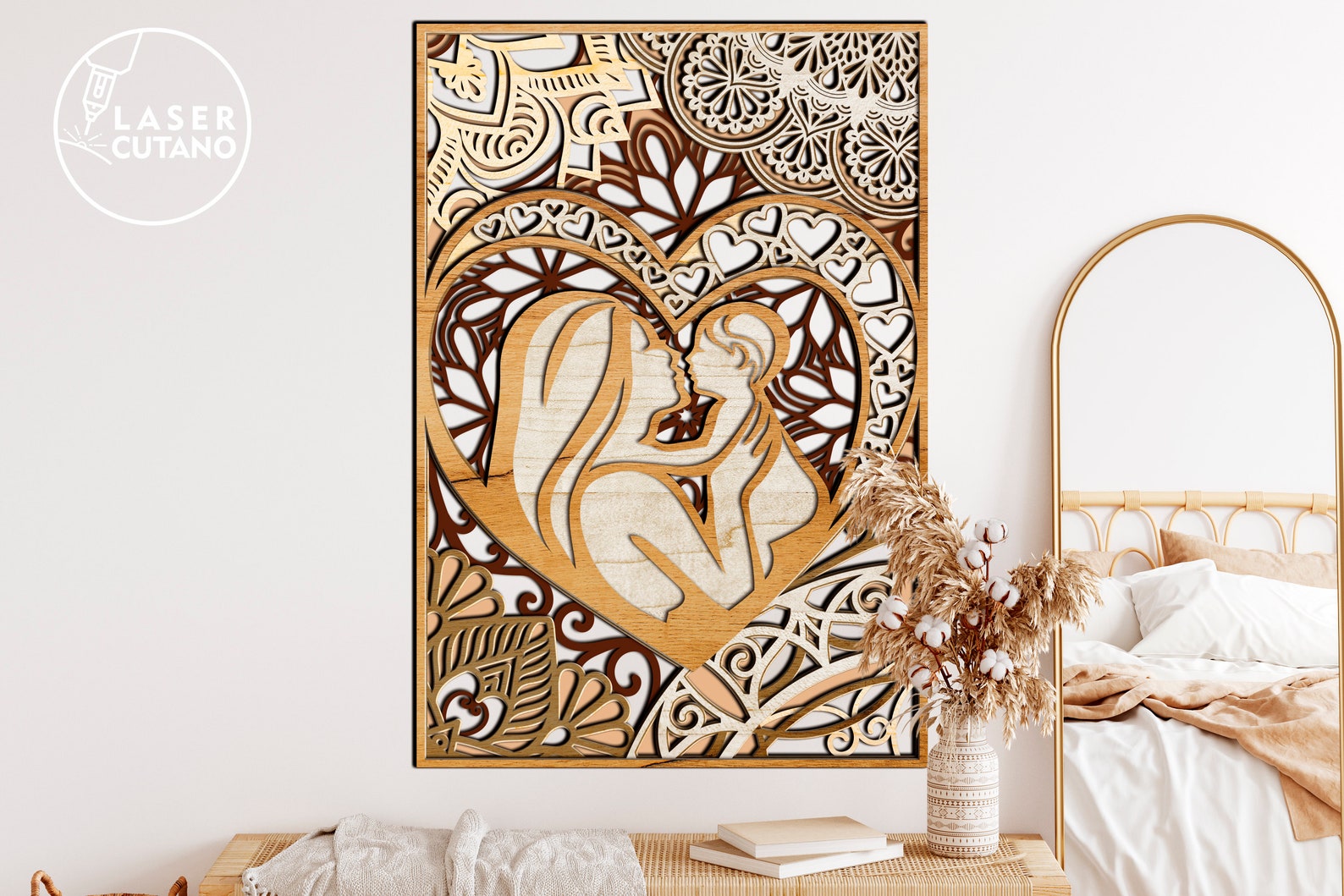 MOM BABY Laser Cut Files Mother's Day Dxf Laser Cut Mom - Etsy