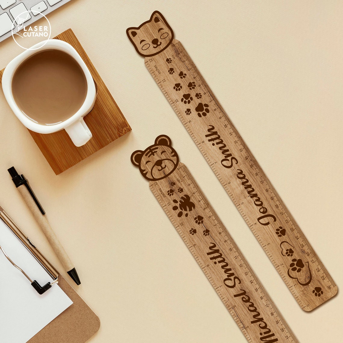 Laser Svg Custom Rulers Laser Cut File and School Laser Files, Kids ...