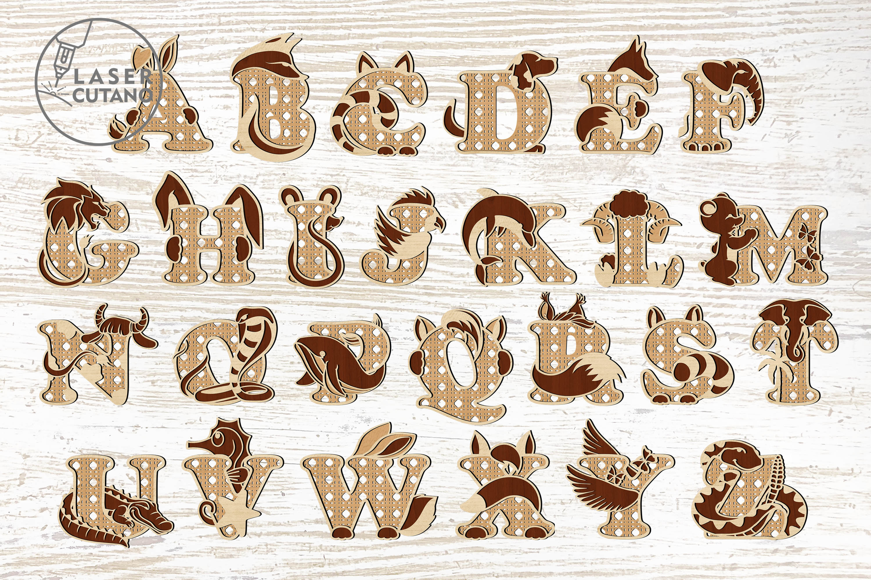 Laser Cut Files ALPHABET Svg for Laser Cutting and Laser Cut Name Sign ...