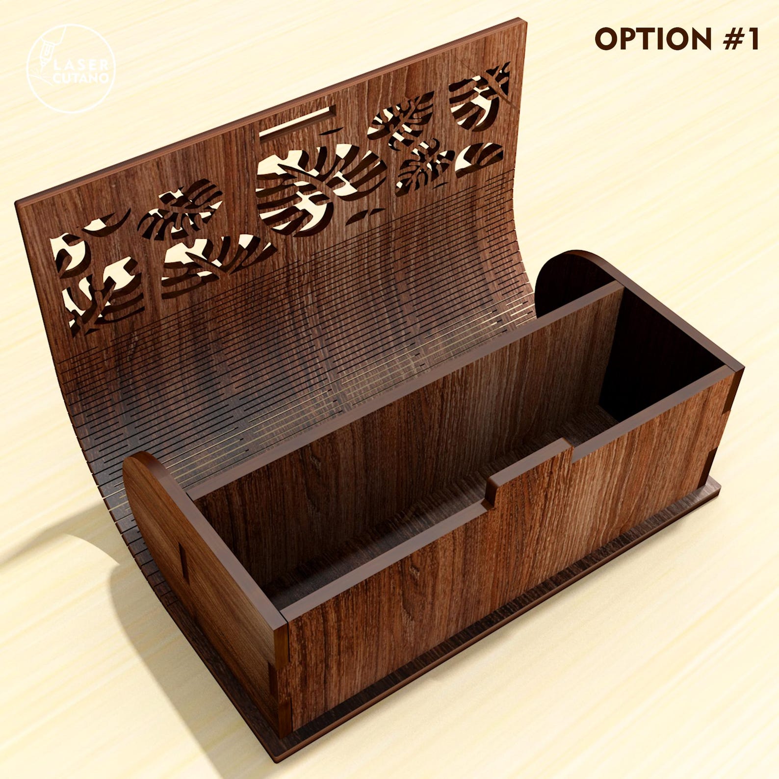 Xtool Storage Box Wood Keepsake Box Laser Cut File SVG DXF | Gift Box Template for ...