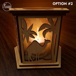 Christmas Tea Light Laser Files, Christmas Decor Svg Lantern Laser Cut, New Year Light Holder Glowforge, Laser Cutting Christmas Dxf