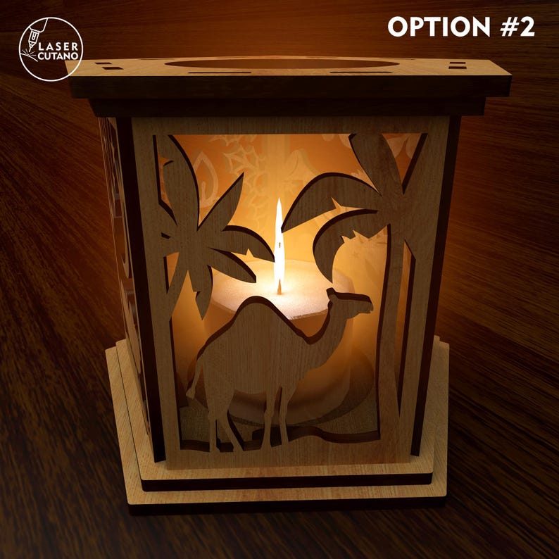 Christmas Tea Light Laser Files, Christmas Decor Svg Lantern Laser Cut, New Year Light Holder Glowforge, Laser Cutting Christmas Dxf