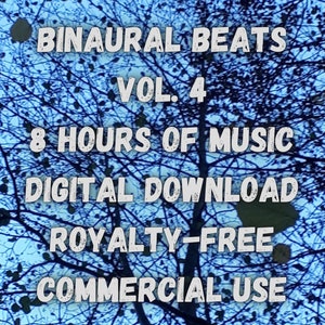 Binaural Beats Vol. 4 Alpha Brainwaves - Meditation Music - Digital Download - 8 hours of music - Royalty-free commercial license