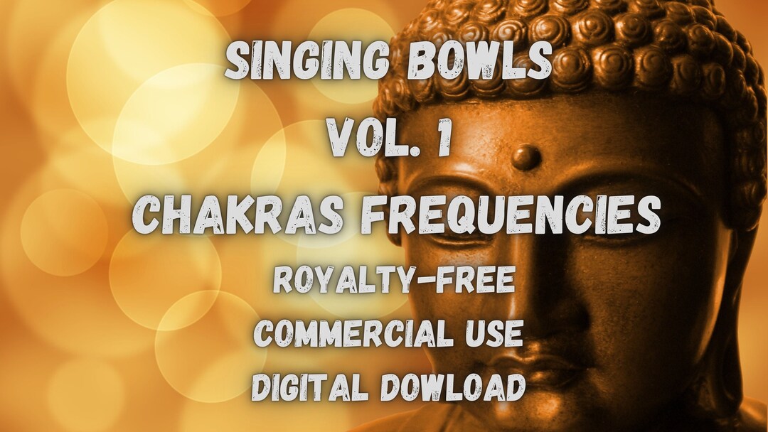 Singing Bowls Vol.1 Chakras Frequencies Digital Download 2 Hours of