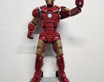 Suporte de parede para LEGO® Iron Man Mark 3 Collector' Edition (76344)