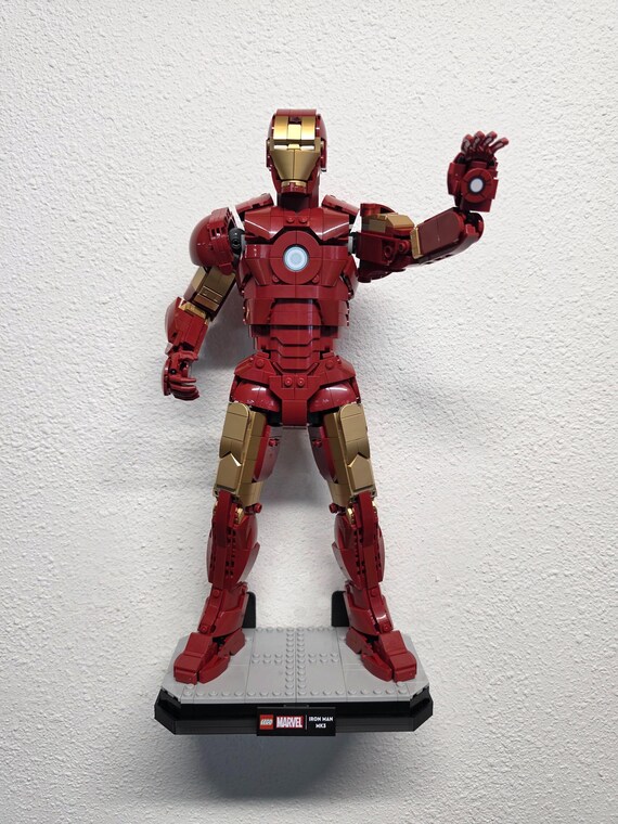 Wall Mount for LEGO® Iron Man Mark 3 Collectors' Edition (76344)
