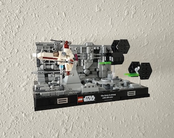Wall Mount for LEGO® Death Star™ Trench Run Diorama (75329)