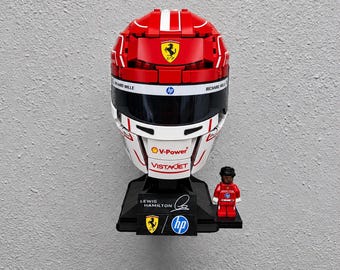 Wall Mount for LEGO® Scuderia HP Charles Leclerc Helmet (43014)