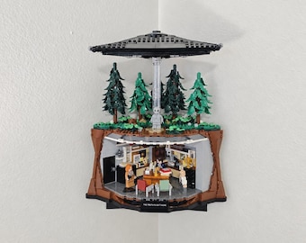 Corner Wall Mount for LEGO® The X-Files (21369)
