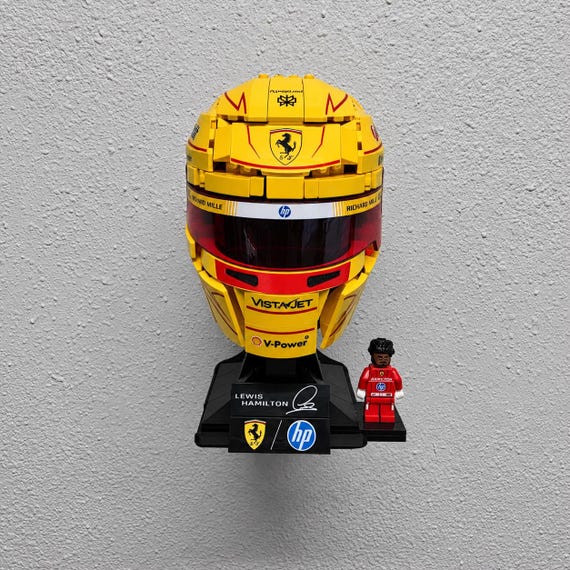 Wall Mount for LEGO® HP Lewis Hamilton Helmet (43022)