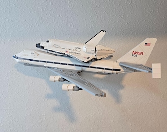 Adjustable Wall Mount for LEGO® Shuttle Carrier Aircraft (10360)