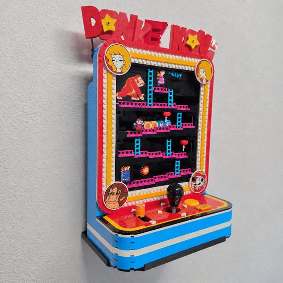 Wall Mount for LEGO® Donkey Kong™ Arcade (72051)
