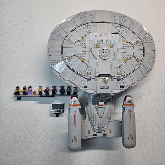 Vertical Wall Mount for LEGO® Star Trek: U.S.S. Enterprise NCC-1701-D™ (10356)