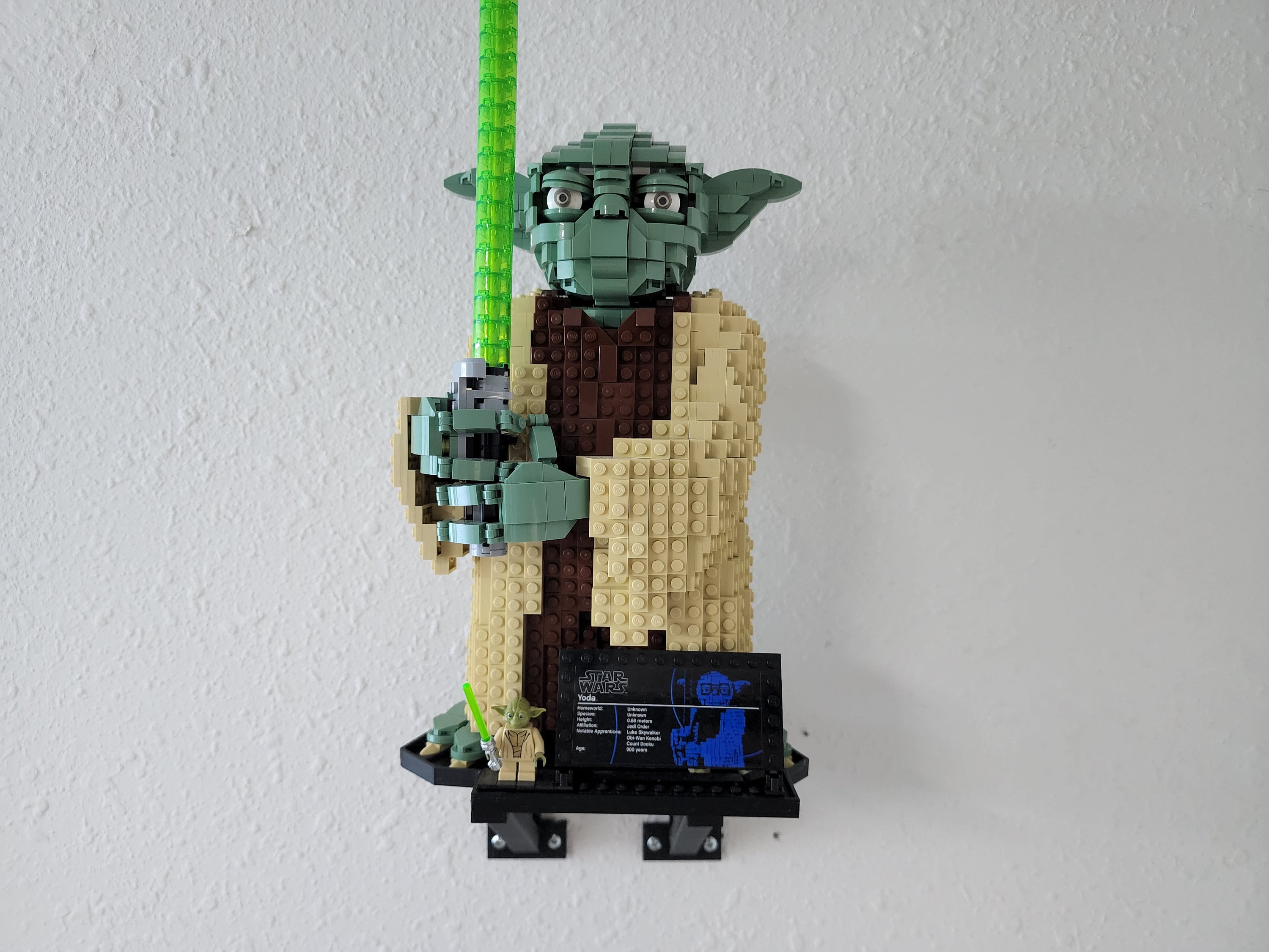 Wall Mount for LEGO® Yoda™ 75255 