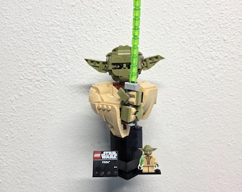Suporte de parede para busto do Yoda™ LEGO® (75438)