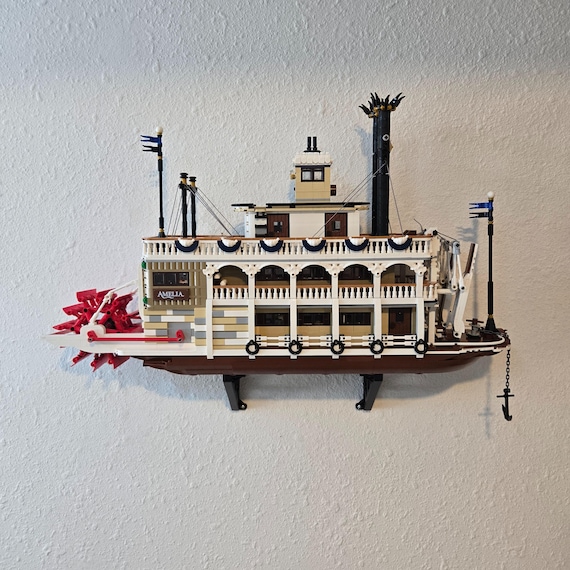 Wall Mount for LEGO® River Steamboat (21356)