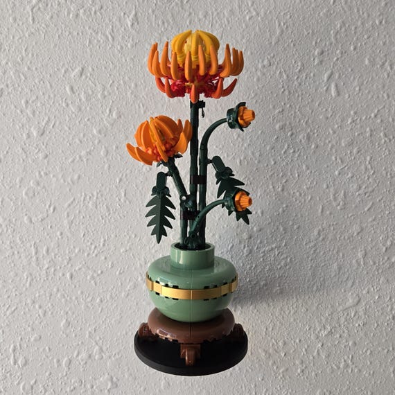 Wall Mount for LEGO® Chrysanthemum (10368)