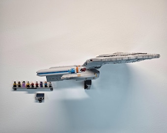 Suporte de parede horizontal para LEGO® Star Trek: U.S.S. Enterprise NCC-1701-D™ (10356)
