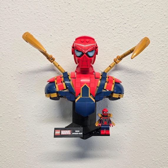 Wall Mount for LEGO® Iron Spider-Man Bust (76326)