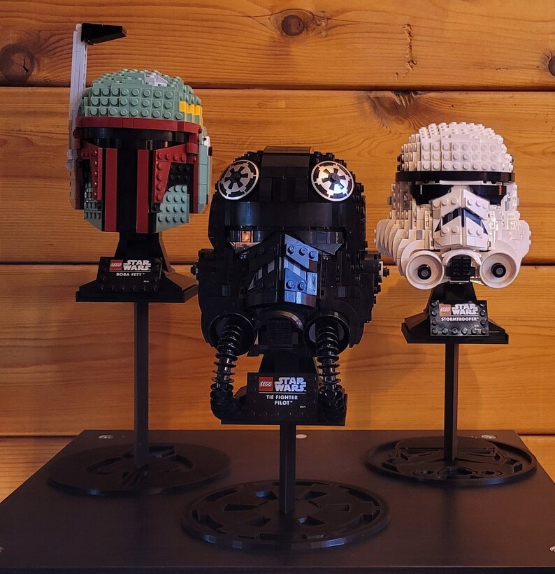 BP3d Lego Star Wars Helmets Compatible Display Stand Etsy