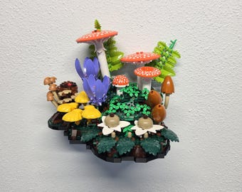 Wall Mount for LEGO® Woodland Mushrooms (11505)