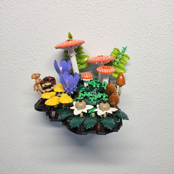 Wall Mount for LEGO® Woodland Mushrooms (11505)