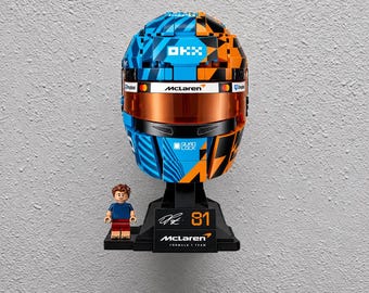 Wall Mount for LEGO® McLaren Team Oscar Piastri Helmet (43017)