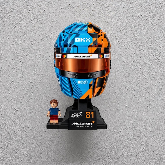 Wall Mount for LEGO® McLaren Team Oscar Piastri Helmet (43017)