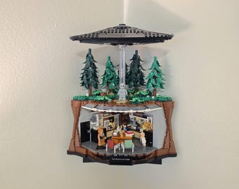 Corner Wall Mount for LEGO® The X-Files (21369)