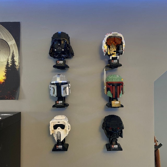 Wall Mount for LEGO Helmets Collection Etsy Canada